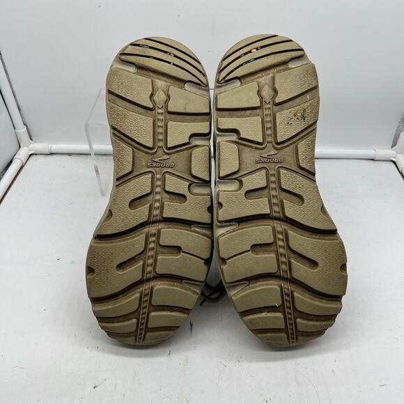 Brooks Shoes Womens 9 Addiction Walker Walking Sneaker Tan Beige Lace - Picture 9 of 9